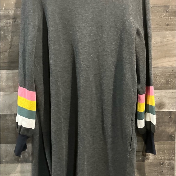 Boden Berkshire Coatigan Cardigan Topper Sweater Coat Stripe Sleeves Size 12‎ - Picture 3 of 7